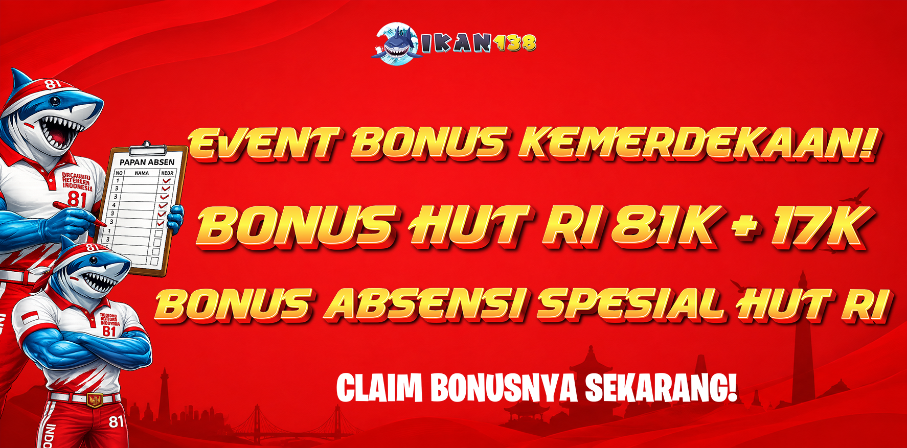 BONUS SPESIAL HUT RI