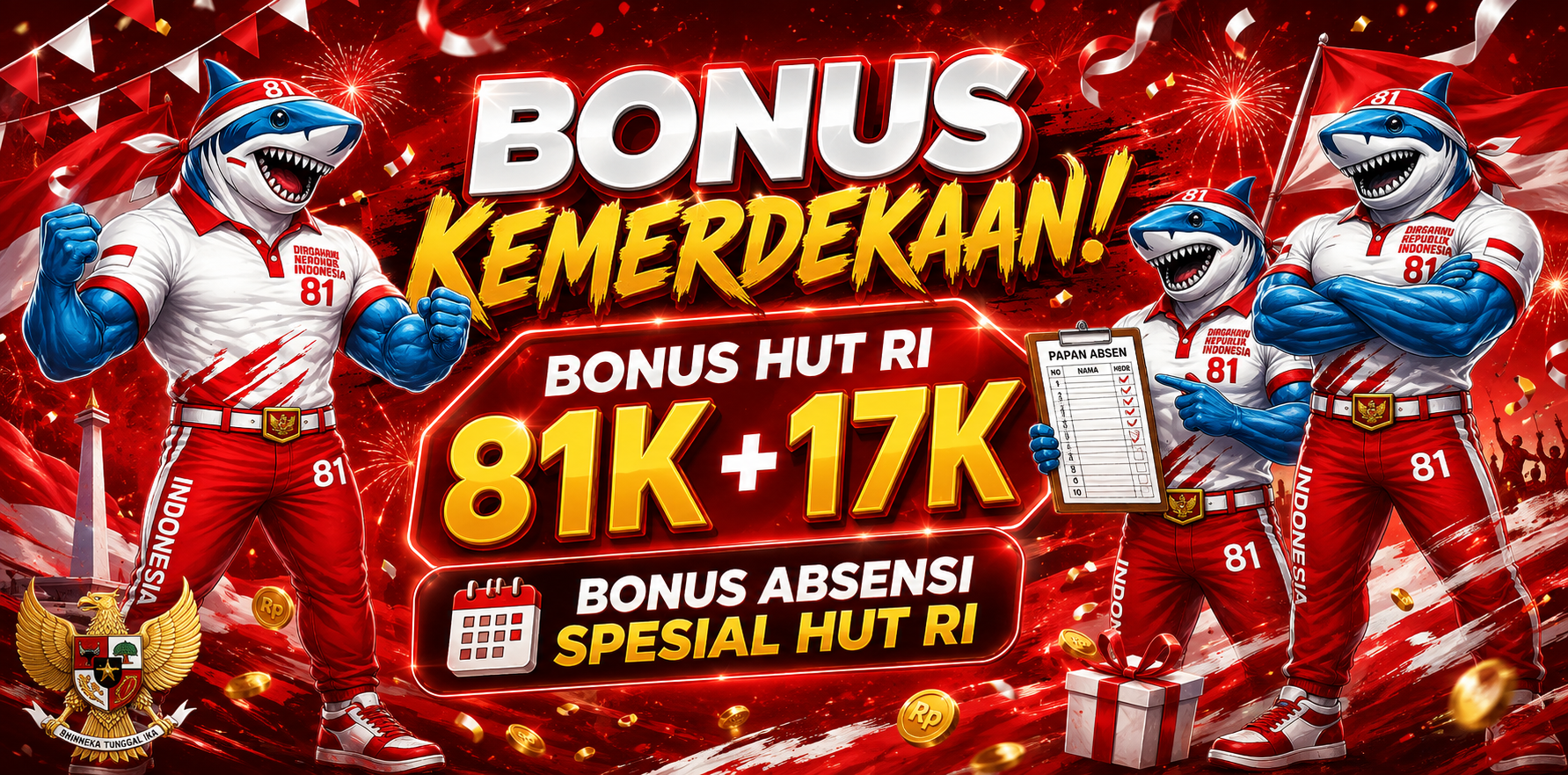BONUS SPESIAL HUT RI